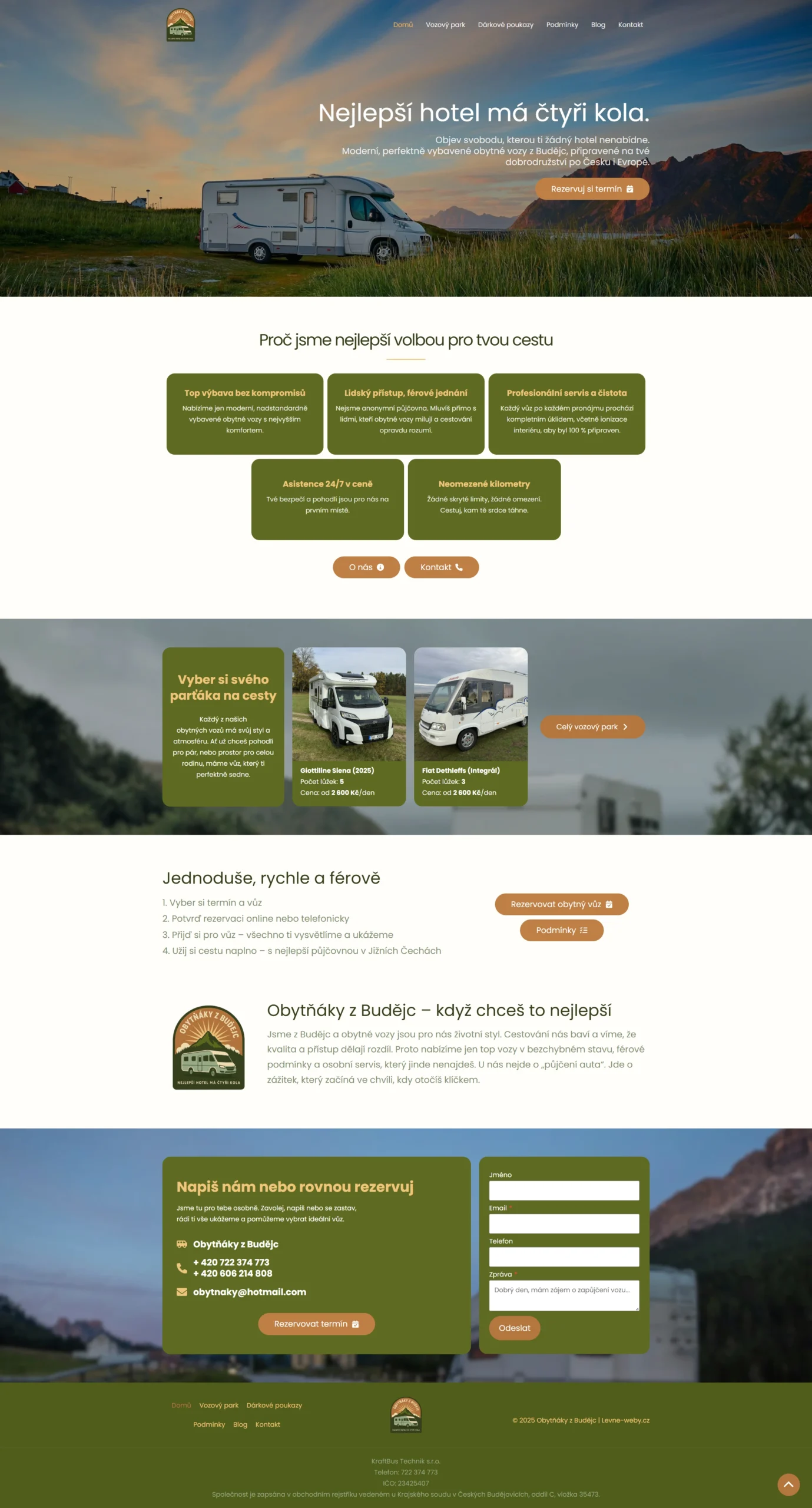 Náhled webu obytnakyzbudejc.cz